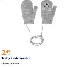 Action Teddy kinderwanten aanbieding