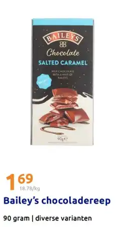 Action Bailey's chocoladereep aanbieding