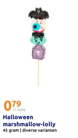 Action Halloween marshmallow-lolly aanbieding