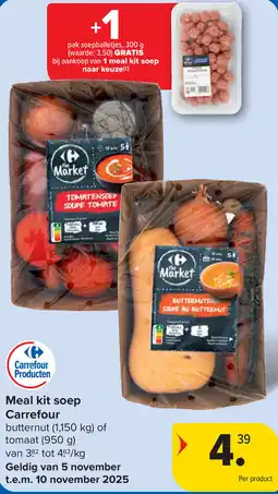 Carrefour Meal kit soep Carrefour aanbieding