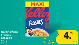 Carrefour Ontbijtgranen Frosties Kellogg's aanbieding