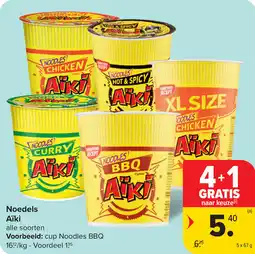 Carrefour Noedels Aïki aanbieding