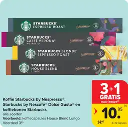 Carrefour Starbucks aanbieding