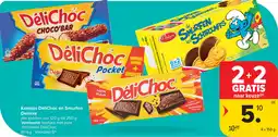 Carrefour Koekjes DéliChoc en Smurfen Delacre aanbieding