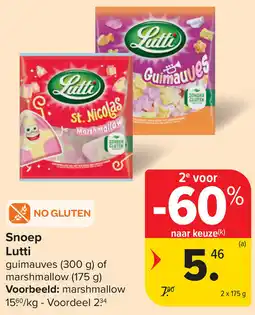Carrefour Snoep Lutti aanbieding