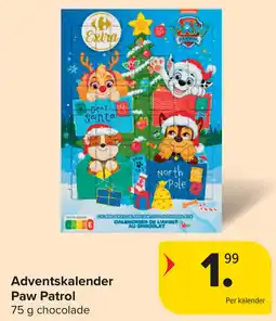 Carrefour Adventskalender Paw Patrol aanbieding