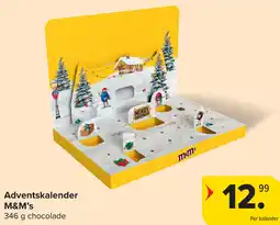 Carrefour Adventskalender M&M's aanbieding