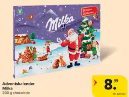 Carrefour Adventskalender Milka aanbieding