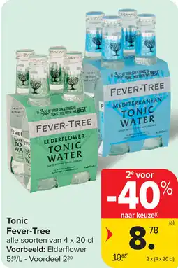 Carrefour Tonic Fever Tree aanbieding