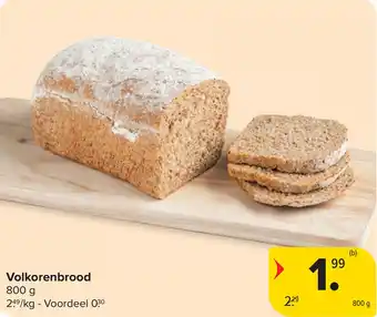 Carrefour Volkorenbrood aanbieding