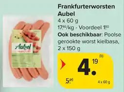 Carrefour Frankfurterworsten Aubel aanbieding