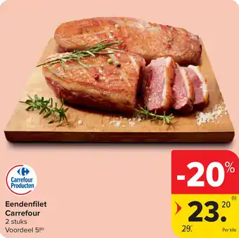 Carrefour Eendenfilet Carrefour aanbieding