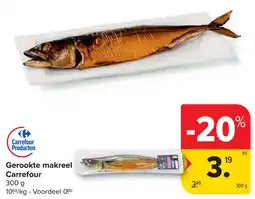 Carrefour Gerookte makreel Carrefour aanbieding