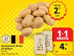 Carrefour Aardappelen Bintje De Belgen aanbieding