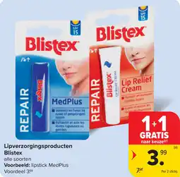 Carrefour Lipverzorgingsproducten Blistex aanbieding