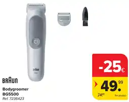 Carrefour Braun Bodygroomer BG5500 aanbieding