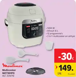 Carrefour Moulinex Multicooker MZ7301F0 aanbieding
