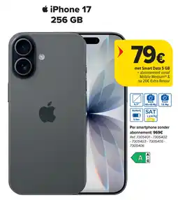Carrefour Apple iPhone 17 aanbieding