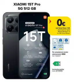 Carrefour Xiaomi 15T Pro 5G aanbieding
