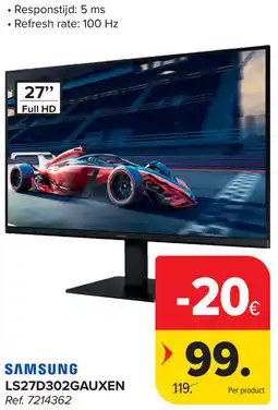 Carrefour Samsung LS27D302GAUXEN aanbieding