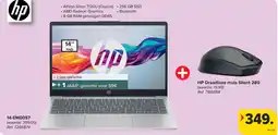 Carrefour hp 14-EM0057 + HP Draadloze muis Silent 280 aanbieding