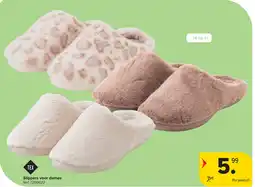 Carrefour Slippers voor dames aanbieding
