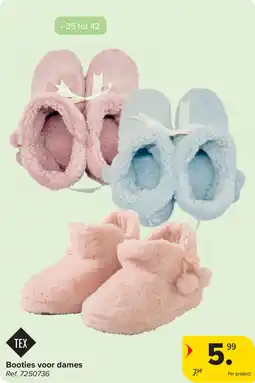 Carrefour Booties voor dames aanbieding