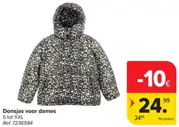 Carrefour Donsjas voor dames aanbieding
