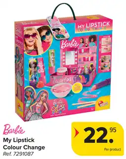 Carrefour Barbie My Lipstick Colour Change aanbieding
