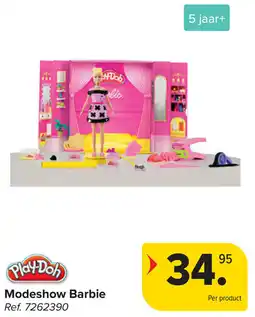 Carrefour Play-Doh Modeshow Barbie aanbieding