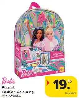 Carrefour Barbie Rugzak Fashion Colouring aanbieding