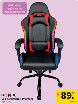 Carrefour Konix Led-gamingstoel Phantom aanbieding
