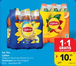 Carrefour Ice Tea Lipton aanbieding