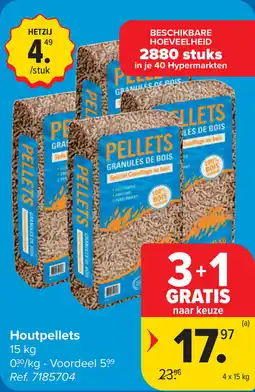 Carrefour Houtpellets aanbieding