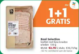 Comarkt Boni Selection kipfilet met fijne kruiden sneden aanbieding