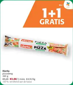 Comarkt Herta pizzadeeg aanbieding