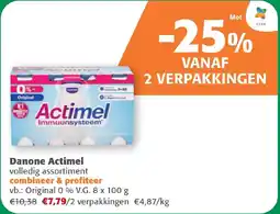 Comarkt Danone Actimel aanbieding