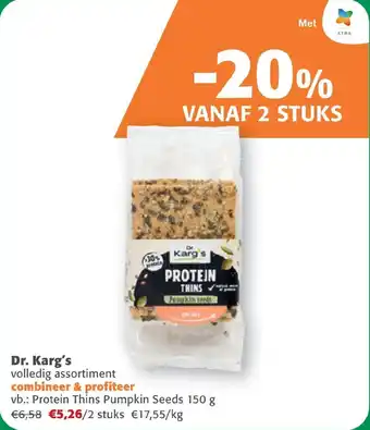 Comarkt Dr. Karg's aanbieding