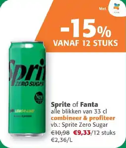 Comarkt Sprite of FANTA aanbieding