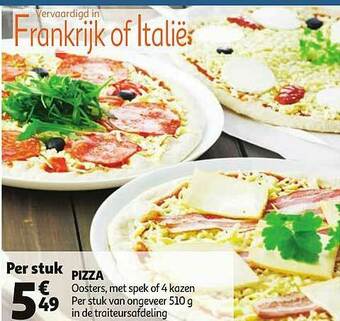 Auchan Pizza aanbieding