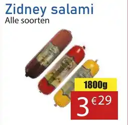 Tanger Markt Zidney salami aanbieding