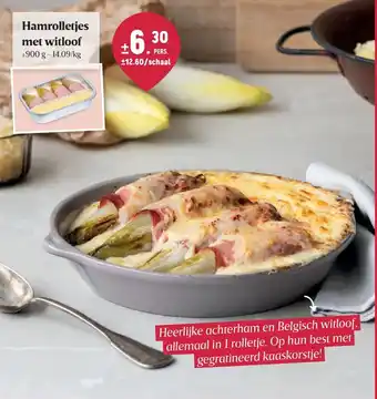 Hamrolletjes met witloof