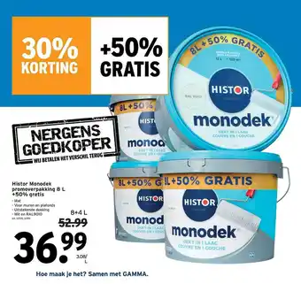 GAMMA Histor Monodek Promoverpakking aanbieding