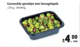 Buurtslagers Gestoofde spruitjes met breugelspek aanbieding