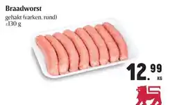 Buurtslagers Braadworst aanbieding