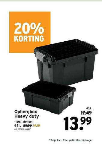 Opbergbox Heavy Duty
