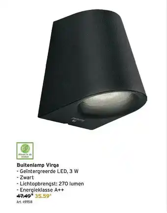 GAMMA Buitenlamp Virga aanbieding