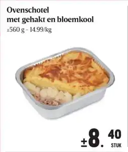 Buurtslagers Ovenschotel met gehakt en bloemkool aanbieding
