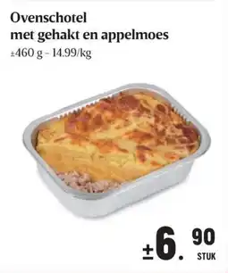 Buurtslagers Ovenschotel met gehakt en appelmoes aanbieding