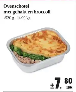 Buurtslagers Ovenschotel met gehakt en broccoli aanbieding